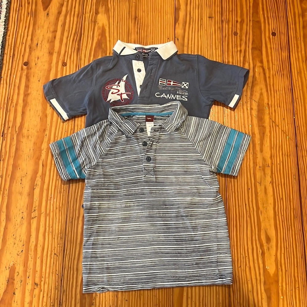 ⛵️⛵️Bundle of 2 boy’s polos - Size 6👕👕